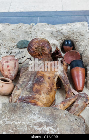 Inghilterra, Londra, British Museum, Gebelein uomo, una mummia naturale dall'Egitto datata 3500 BC Foto Stock