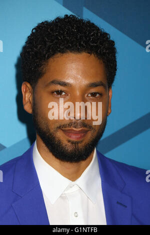 New York, Stati Uniti d'America. 16 Maggio, 2016. Attore JUSSIE SMOLLETT assiste 2016 Fox iniziali di presentazione tenutasi al Wollman Rink di Central Park. Credito: Nancy Kaszerman/ZUMA filo/Alamy Live News Foto Stock