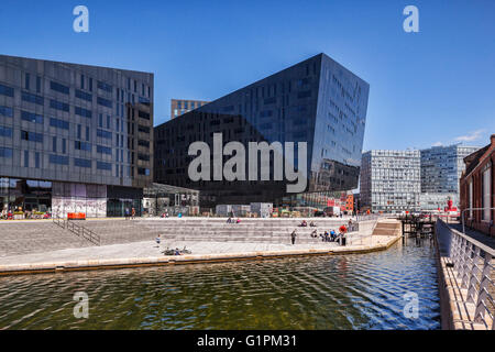 L'isola di Mann edificio, da Broadway Malyan, Liverpool Waterfront, England, Regno Unito Foto Stock