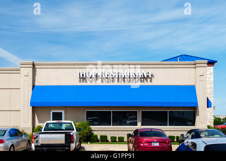 IHOP, International House of Pancakes, nella città di Oklahoma, Oklahoma, Stati Uniti d'America. Esterno, Foto Stock