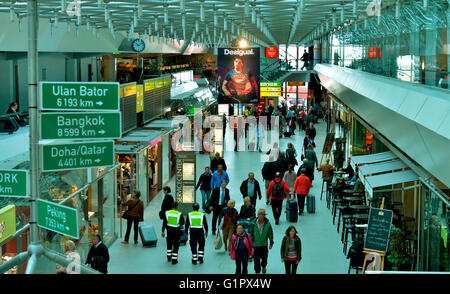 Haupthalle, Flughafen Tegel di Berlino, Deutschland Foto Stock