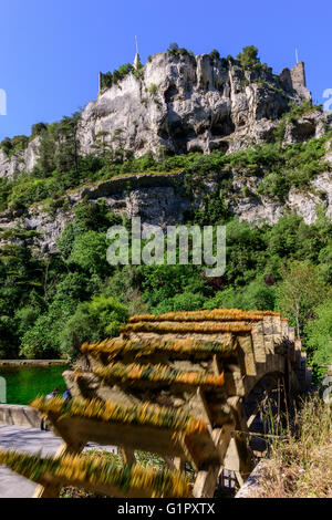 Fontaine de Vaucluse Provence Francia 84 Foto Stock