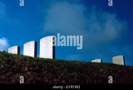 Ajaxnetphoto. somme, Francia. - Tombe di guerra - lapidi in una commissione delle tombe di guerra del commonwealth (cwgc) british cimitero militare sulla somme. foto:jonathan eastland/ajax ref:10134 1 Foto Stock