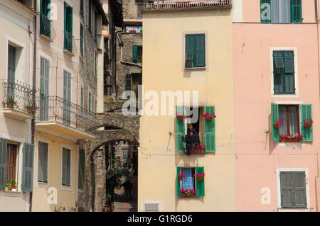 Dolceacqua, Liguria, Riviera Italiana, Provincia di Imperia, Italia, Europa Foto Stock