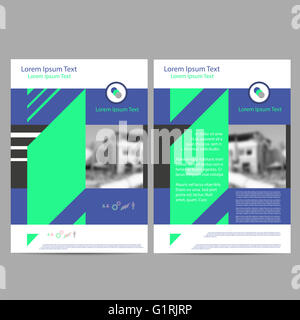 Relazione annuale Brochure opuscolo Foto Stock