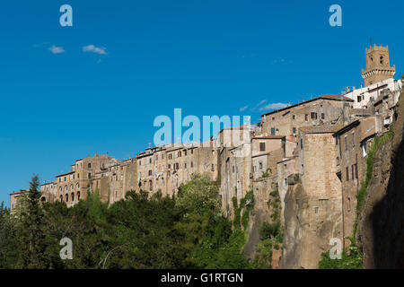 Centro storico, Pitigliano, Maremma, distretto di Grosseto, Toscana, Italia Foto Stock