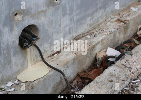 Atene, abbandonato il villaggio Olimpico Foto Stock