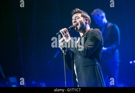 Shane Filan esecuzione presso il Padiglione Bournemouth Foto Stock