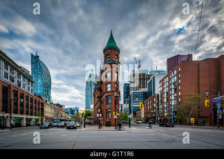 Il Gooderham edificio nel centro di Toronto, Ontario. Foto Stock