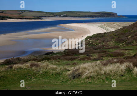 Estuario del cammello al Rock, Cornwall, Regno Unito Foto Stock