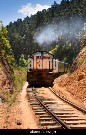 Sri Lanka, Ella, highland la linea treno da Badulla Foto Stock