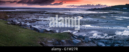 Northam Burrows prima luce Foto Stock