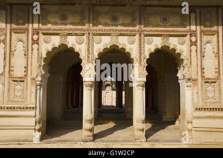 Chhatri dei maharaja parikshat, 7 raja di datia (1801 1839), datia, Madhya Pradesh, India Foto Stock