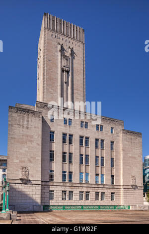 George's Dock ventilazione e la stazione di controllo, parte del sistema di ventilazione per il Queensway Tunnel sotto il fiume Mersey essere Foto Stock