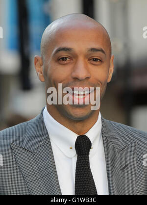 Londra, UK, 9 Giugno 2015: Thierry Henry assiste Entourage - European film premiere in Leicester Square, Londra Foto Stock