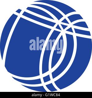Sfera di bocce Illustrazione Vettoriale