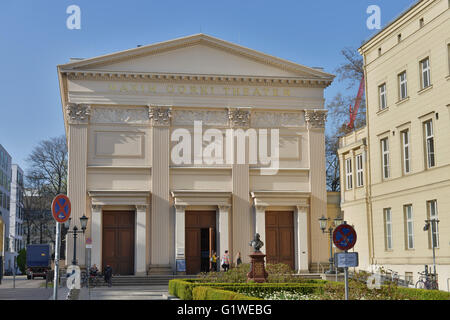 Maxim Gorki Theater, il viale Unter den Linden, nel quartiere Mitte di Berlino, Deutschland Foto Stock