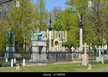 Invalidenfriedhof, Scharnhorststrasse, nel quartiere Mitte di Berlino, Deutschland Foto Stock