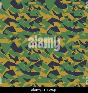 Perfetta mimetizzazione militare texture. Illustrazione Vettoriale