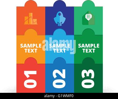 Infographics illustrazione vettoriale. può essere utilizzato per il layout di flusso di lavoro, banner, diagramma, il numero delle opzioni, step up opzioni, web design. Illustrazione Vettoriale