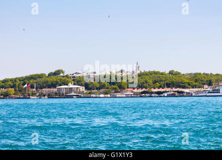 Vista del Palazzo Topkapi a Istanbul Foto Stock