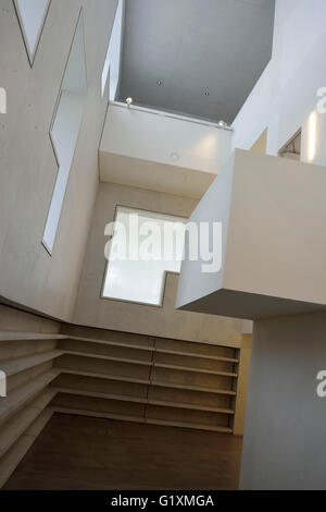 Elementi di progettazione di interni di Haus Moholy-Nagy/Feininger in Dessau-Rosslau Foto Stock