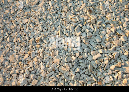 Marmo sfondo chip fotografato a luce morbida e a Carrara, Italia. Il Marmo di Carrara è ampiamente riconosciuta come superiore. Foto Stock