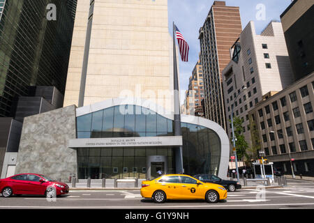 Ronald H. Brown Missione degli Stati Uniti presso il Palazzo delle Nazioni Unite, New York Foto Stock