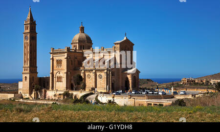 Chiesa di pellegrinaggio Basilica di Ta 'Pinu, Gozo, Malta Foto Stock