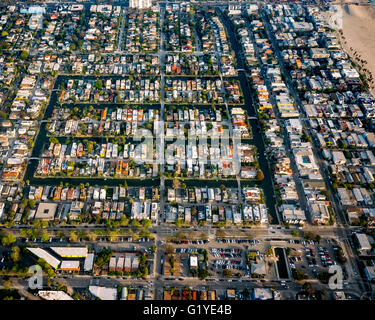 I canali di Venezia, Linnie Canal Parc, canal case, Marina del Rey, Contea di Los Angeles, California, Stati Uniti d'America Foto Stock