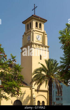 La Castrense Chiesa Cattedrale di Santiago del Cile, in America del Sud. Foto Stock