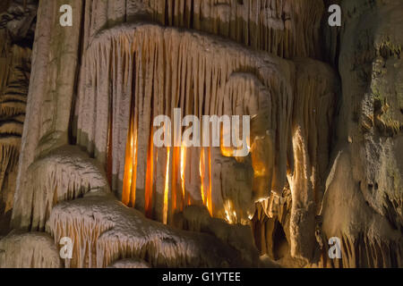 Le grotte di Postumia, Slovenia Foto Stock