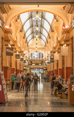 Blocco Arcade, Melbourne, Victoria, Australia Foto Stock