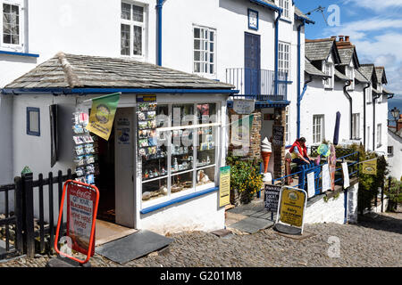 Clovelly è un piccolo villaggio di Torridge distretto di Devon, Inghilterra.,UK. Foto Stock