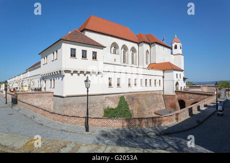 Al Castello di Spilberk, Brno, Repubblica Ceca. Foto Stock