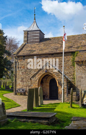 San Lorenzo è la Chiesa, Barlow, Derbyshire Foto Stock