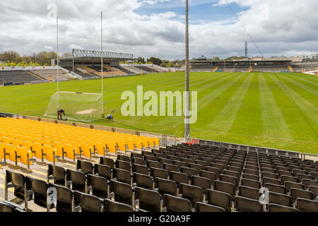 Nowlan Park, Stadio, che ospita grandi partite di hockey irlandese ed è casa di Kilkenny hockey irlandese team, in Kilkenny, Irlanda. Foto Stock