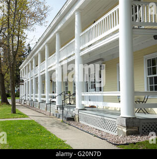 La locanda in Essex New York Adirondack State Park Lake Champlain USA America. Foto Stock