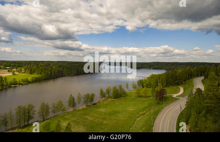 Nuuksio riserva naturale, espoo, Finlandia Foto Stock