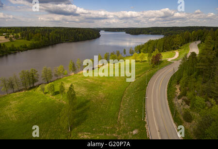 Nuuksio riserva naturale, espoo, Finlandia Foto Stock