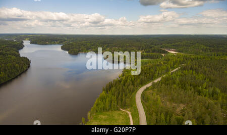 Nuuksio riserva naturale, espoo, Finlandia Foto Stock