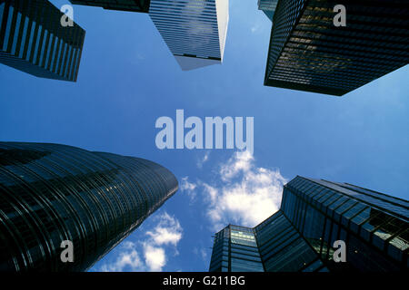 La città di New York Manhattan, la terza Avenue, Citicorp Building, Citibank, Edificio di rossetto Foto Stock