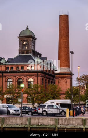 Eastern Avenue stazione di pompaggio, Baltimore Opere Pubbliche Museo Porto Interno di Baltimore, MD Foto Stock