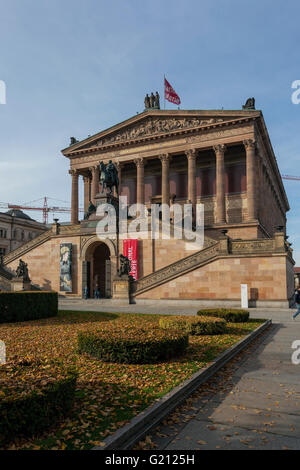 Alte Nationalgalerie museo sul Museumsinsel (Isola dei Musei) Edificio neoclassico 1876 Friedrich August architetto Stüler, Berlino Foto Stock