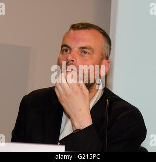 Londra, Regno Unito. 21 Maggio, 2016. Tim Montgomerie, volte giornalista e pro Brexit, risolve la Fabian Society conferenza estiva 21 maggio 2016 Credit: Prixpics/Alamy Live News Foto Stock