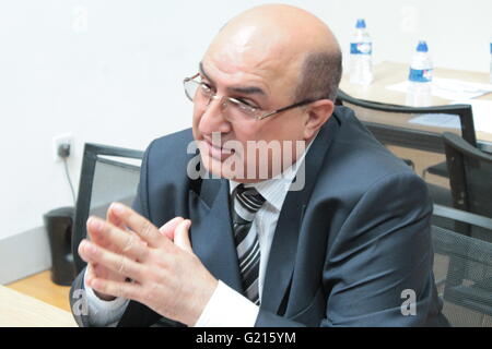 Londra, Regno Unito. 21 Maggio 2016 - Il Sig. Afrasiab Shekofteh - workshop internazionale sui mass media e la società civile in Medio Oriente da Ahwaz organizzazione per i Diritti Umani e UNPO affiliati Credito: Aghil Maniavi/Alamy Live News Foto Stock