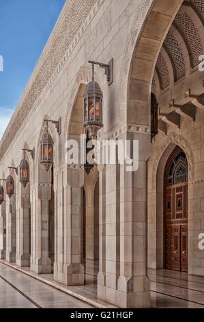 Sultan Qaboos Grande Moschea, Salalah, Oman Foto Stock