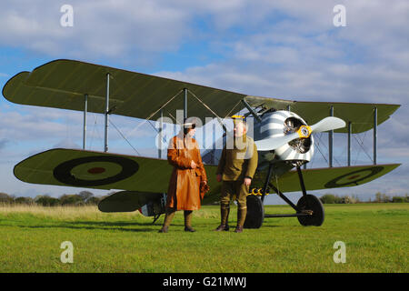 Sopwith Snipe, F2376, ZK-SNI Stow Maries Airfield Foto Stock