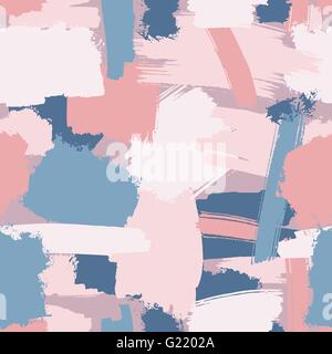 Seamless pennellate pattern Illustrazione Vettoriale