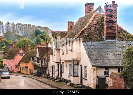 Villaggio Kersey Suffolk REGNO UNITO Foto Stock